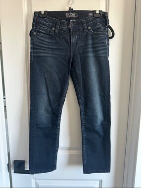 Silver Jeans Dark Indigo 7/8 Cropped Skinny Jeans
